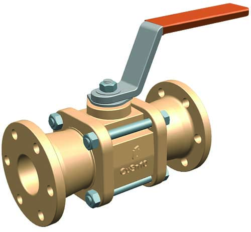 Full Bore Ball Valve-Flanged resim